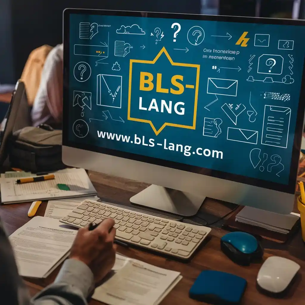 A member of bls-lang.com preparing a quote for translation or interpreting at the best price with the best result according to the customer&apos;s requirements